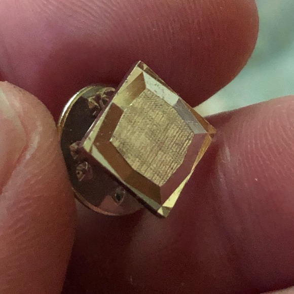 Other - 🎉HP🎉Silver diamond cut tie tack vintage